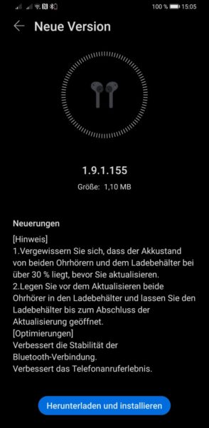 FreeBuds 3 & 3i erhalten Optimierungen 3 FreeBuds 3 & 3i erhalten Optimierungen 2