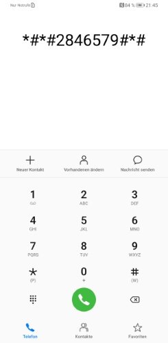 Downgrade Telefon App ProjectMenu