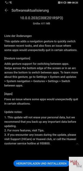 Mate 30 Pro Firmwareupdate Übersicht 89 HUAWEI Mate 30 Pro Firmware
