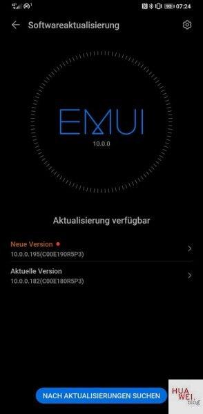 Mate 30 Pro Firmwareupdate Übersicht 97 HUAWEI Mate 30 Pro Firmware CN 10.0.0.195