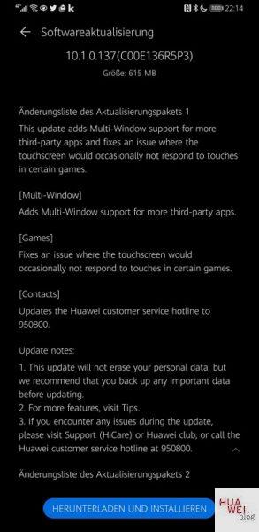 Mate 30 Pro Firmwareupdate Übersicht 67 Mate 30 Pro Firmwareupdate Übersicht 20