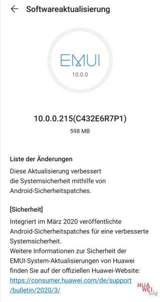 Mate 30 Pro Firmwareupdate Übersicht 24