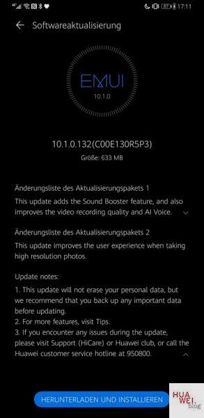 Mate 30 Pro Firmwareupdate Übersicht 93