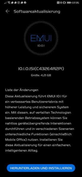 HUAWEI Mate Xs Firmwareupdate - Übersicht 46