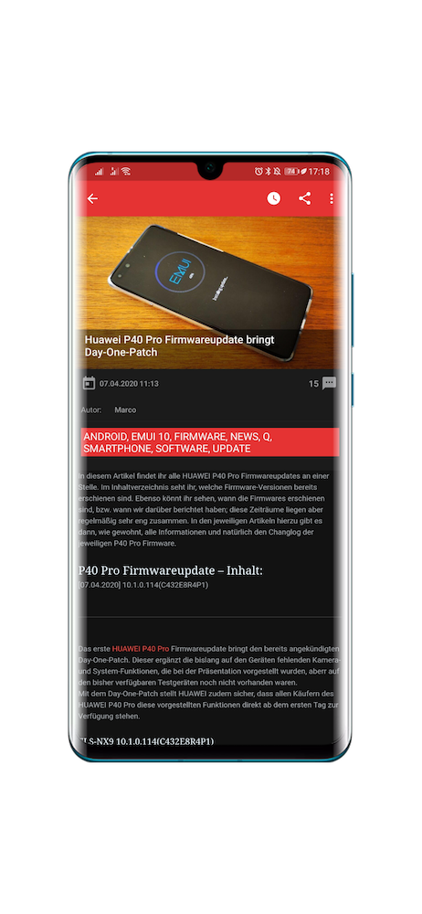 Release Notes Huawei.Blog App 3