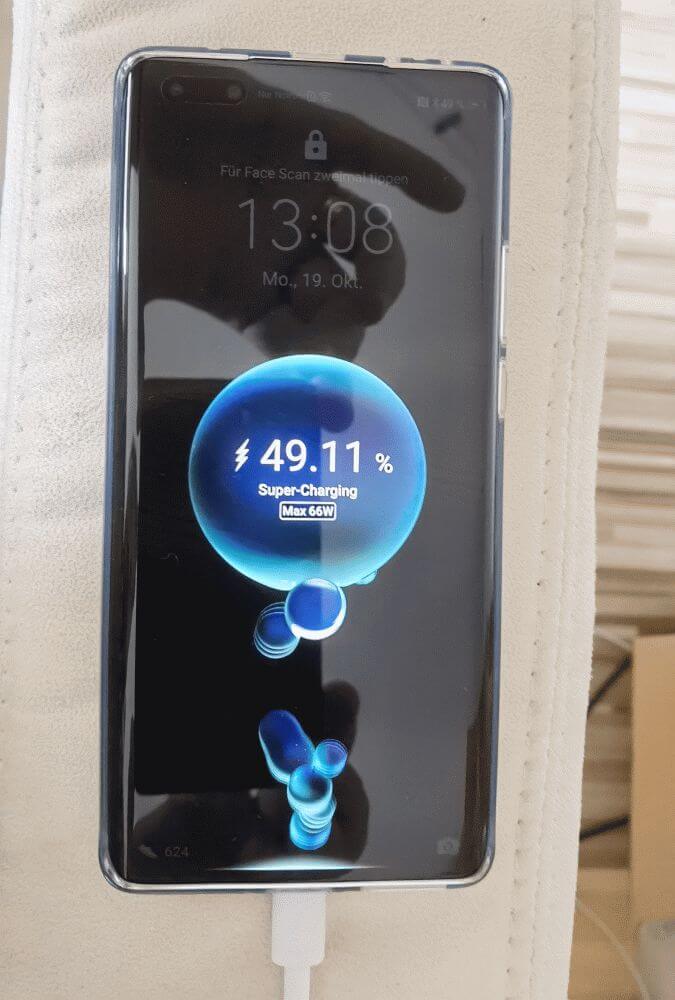HUAWEI Mate 40 Pro Test SuperCharge Max 66 W