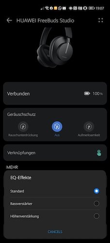 HUAWEI FreeBuds Studio Equalizer
