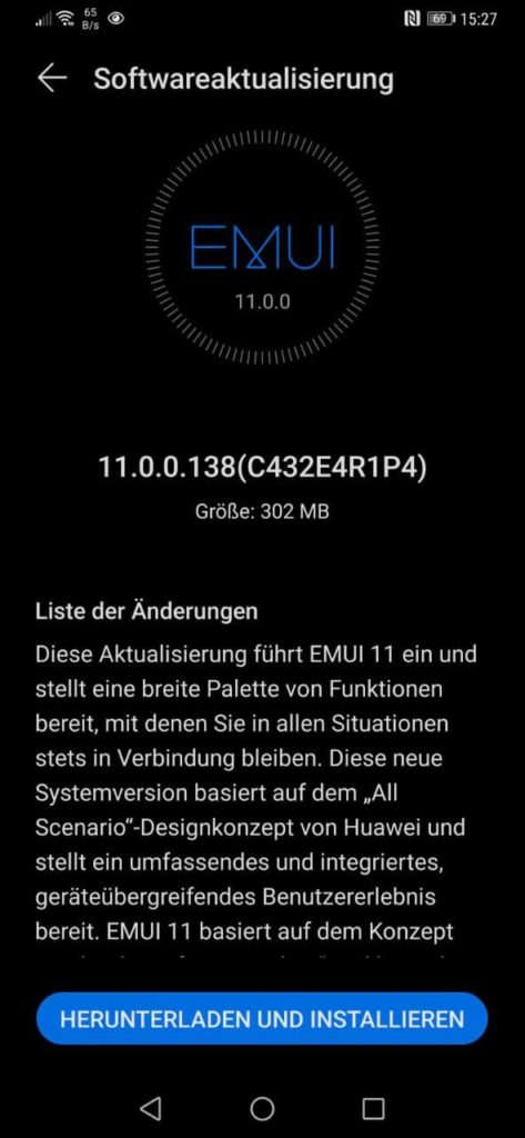 Mate 20 und Mate 20 Pro erhalten das EMUI 11 Update final 5