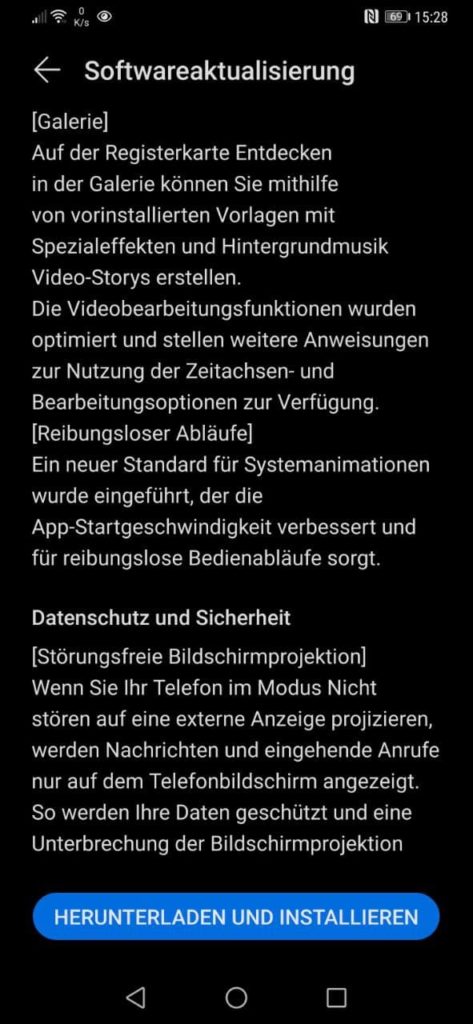 Mate 20 und Mate 20 Pro erhalten das EMUI 11 Update final 23