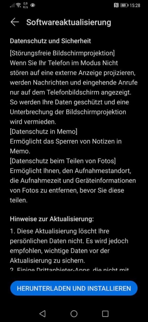 Mate 20 und Mate 20 Pro erhalten das EMUI 11 Update final 24