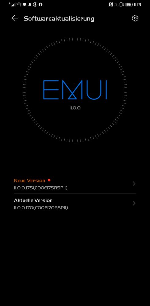 HUAWEI Mate 30 Pro Firmwareupdate 11.0.0.175