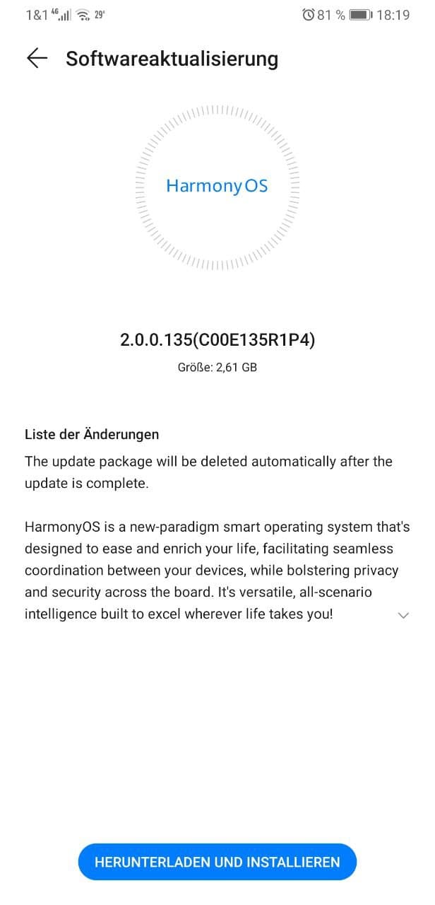 HarmonyOS-Update