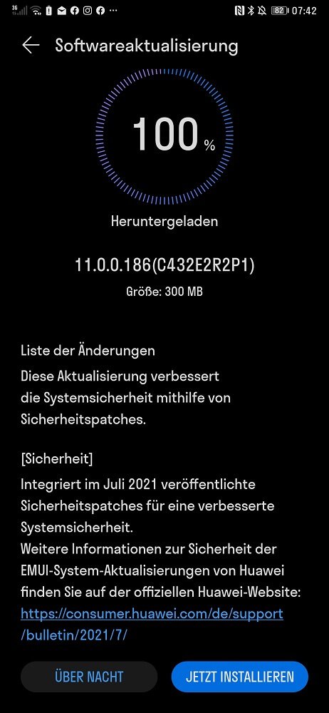 HUAWEI Mate Xs Firmwareupdate - Übersicht 19 HUAWEI Mate Xs Firmwareupdate - Übersicht 4
