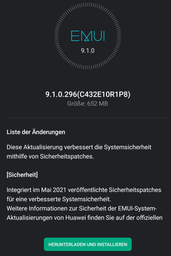 Überraschung - Auch das HUAWEI Mate 9 erhält neuen Sicherheitspatch 3