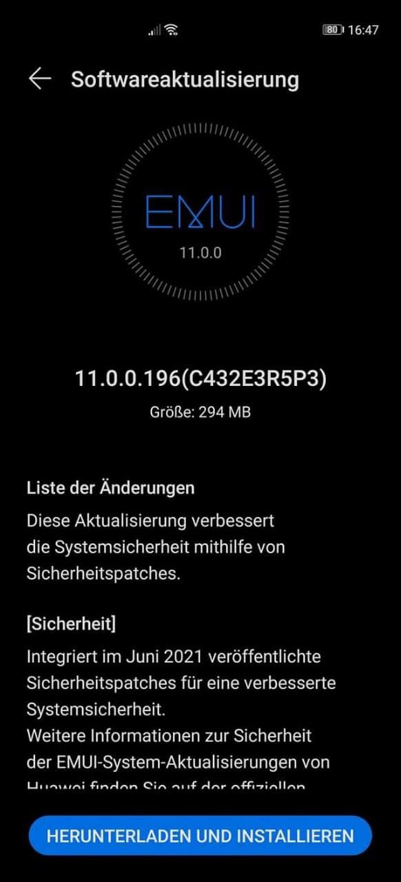 Huawei P40 Pro bekommt Sicherheitspatch Juni 2023 11