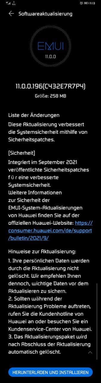 Mate 30 Pro Firmwareupdate Übersicht 18 Mate 30 Pro Firmwareupdate Übersicht 3