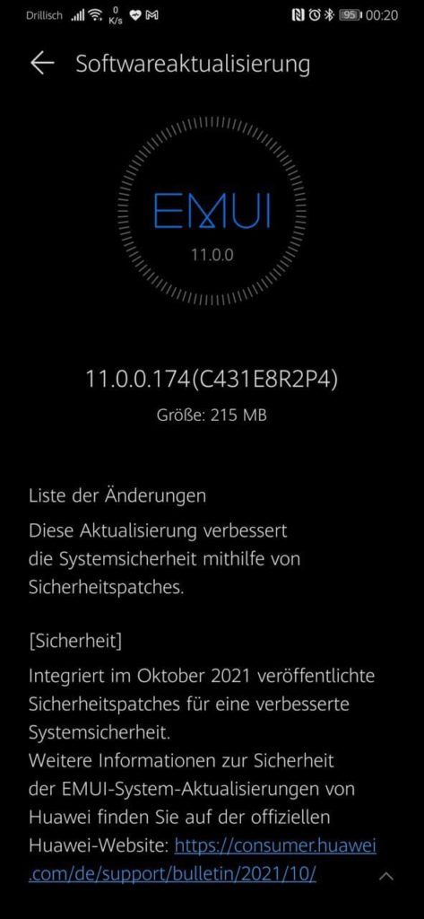 HUAWEI P30 Pro Oktoberpatch