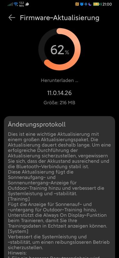 HUAWEI Watch GT2e- Update OHNE Apps aus der AppGallery 3