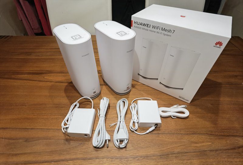 HUAWEI WiFi Mesh 7 Test - Lohnt sich der AX6600 Router? 2 HUAWEI WiFi Mesh 7 Test Lieferumfang