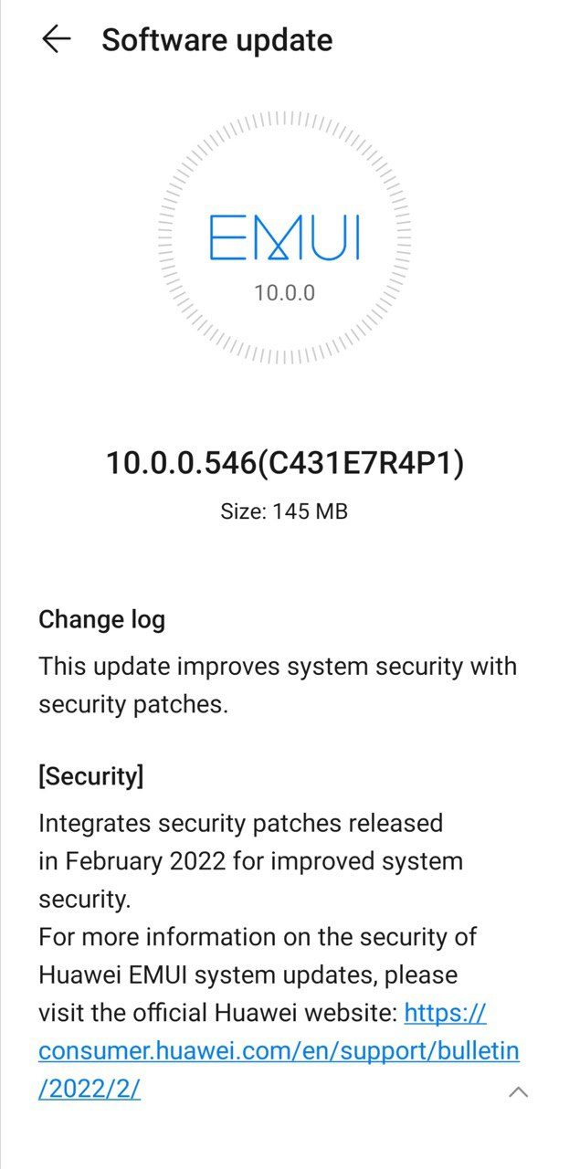 P30 Lite - bekommt nun auch das Sicherheitspatch Februar 2022 2 Sicherheitspatch Februar 2022