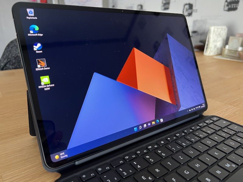 HUAWEI MateBook E Test (2022) - neue Surface Konkurrenz? 9 HUAWEI MateBook E Test Display