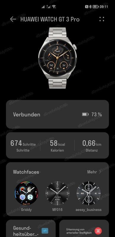 HUAWEI Watch GT 3 Pro Test: Edler Zeitmesser in Titan & Keramik 20 HUAWEI Watch GT 3 Pro Test Health App