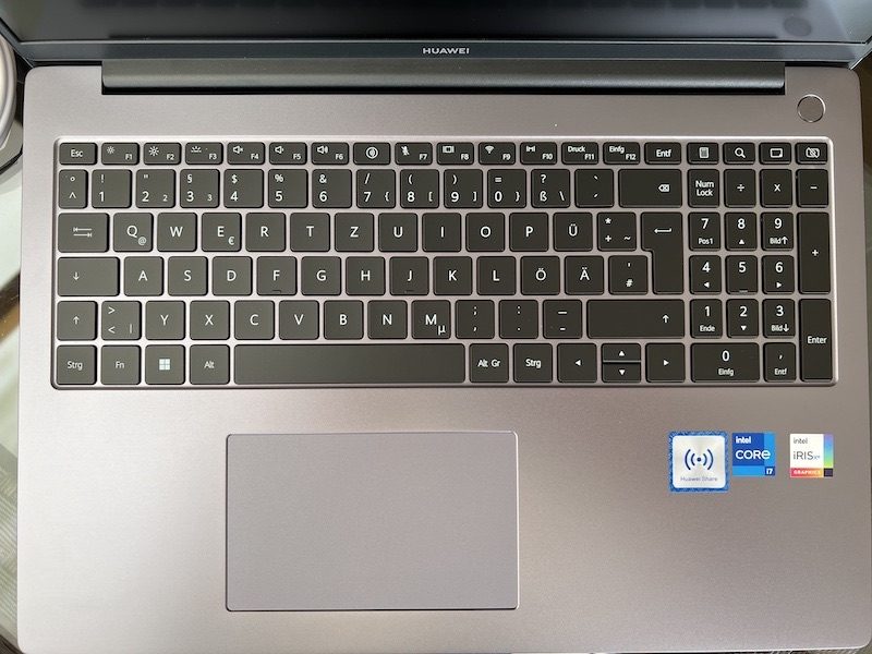 HUAWEI MateBook D16 (2022) Tastatur
