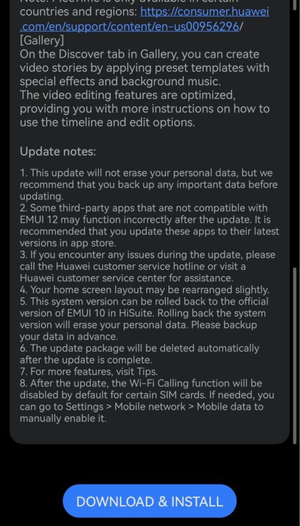 P30 Lite NE - finales EMUI 12 Update nun ebenfalls verfügbar 2