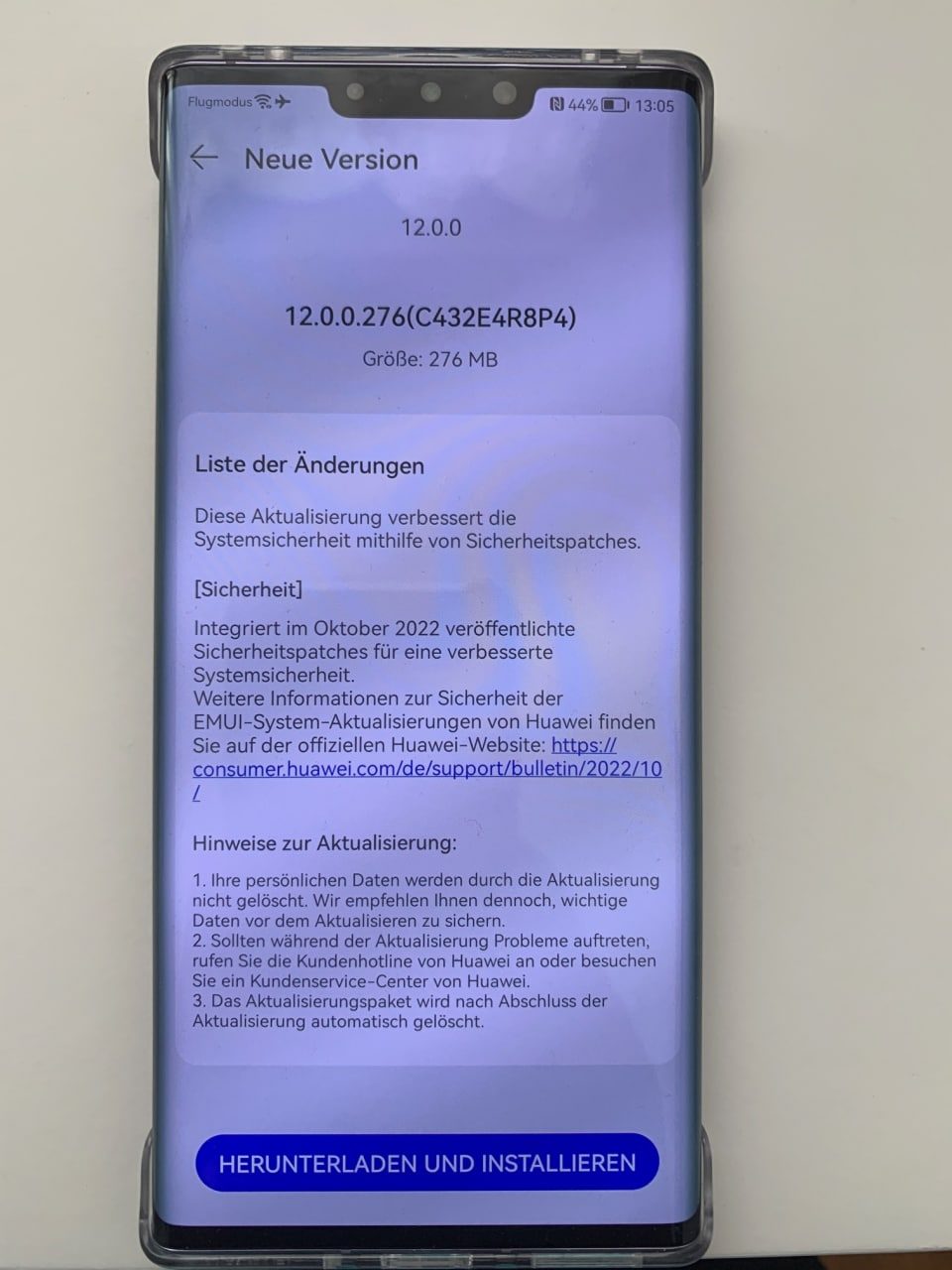 Mate 30 Pro Firmwareupdate Übersicht 5 Mate 30 Pro Firmwareupdate