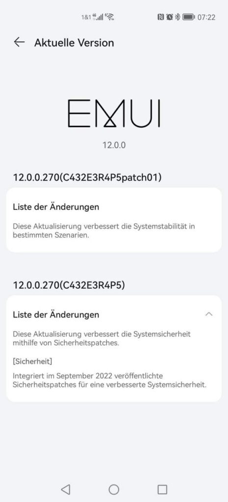 Huawei P40 Pro Firmwareupdate