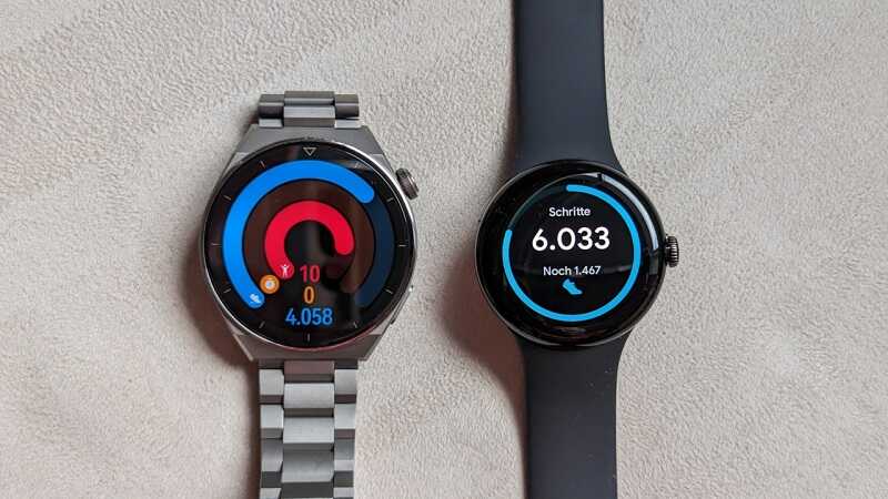 Smartwatch Vergleich Pixel Watch Watch GT 3 Pro