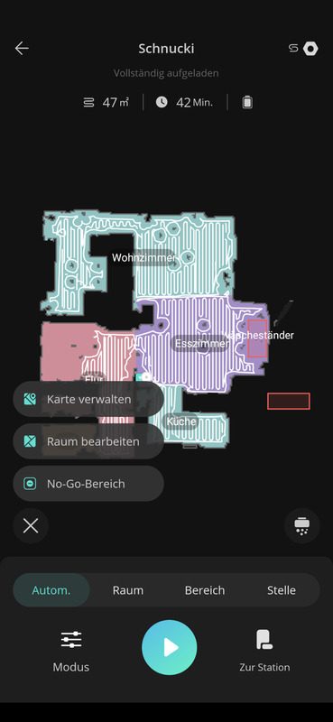 eufy Smart Home Clean LR30 Hybrid+_App_Einstellungen