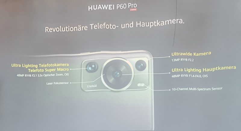 HUAWEI P60 Pro Test Kamera Specs