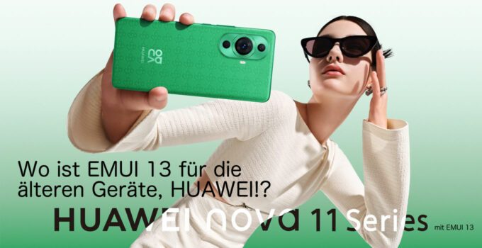 HUAWEI nova 11 Pro und nova 11i mit EMUI 13 vorgestellt