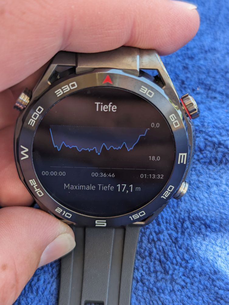 HUAWEI Watch Ultimate: Praxistest Tauchen 13 HUAWEI Watch Ultimate Tauchen