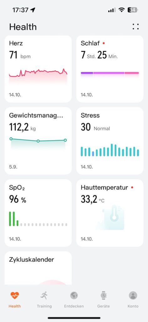 HUAWEI Watch GT 4 Test - ein iPhone Erfahrungsbericht 17 HUAWEI Watch GT 4 Test - ein iPhone Erfahrungsbericht 16