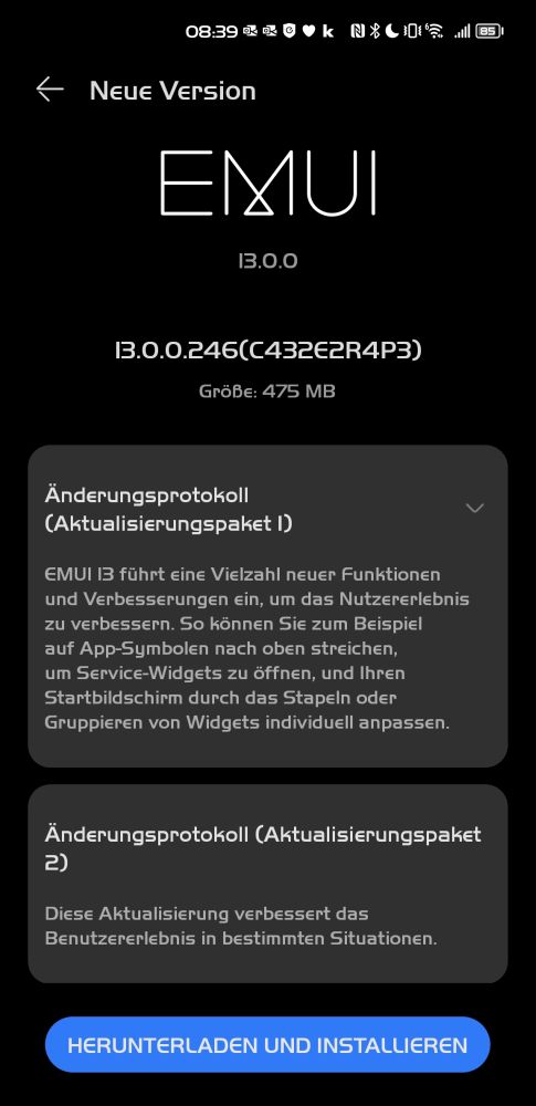 Mate 40 Pro EMUI 13