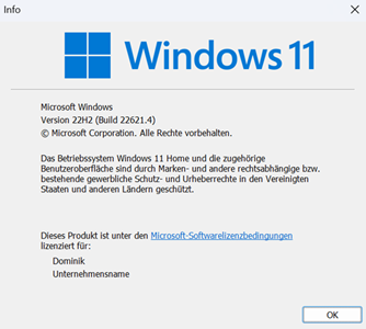HUAWEI MateBook 14 2023 Test - Versionierung Windows 11