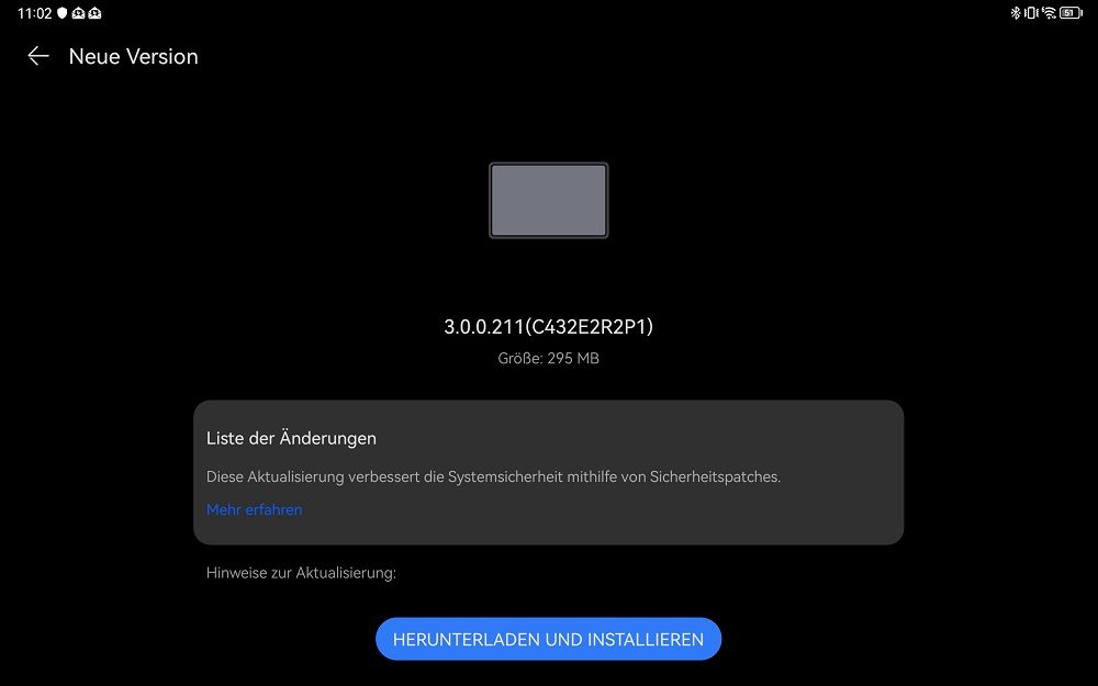 HUAWEI MatePad 11 (2021) erhält neues Firmware Update 2 HUAWEI MatePad 11 Firmware Update März 2024