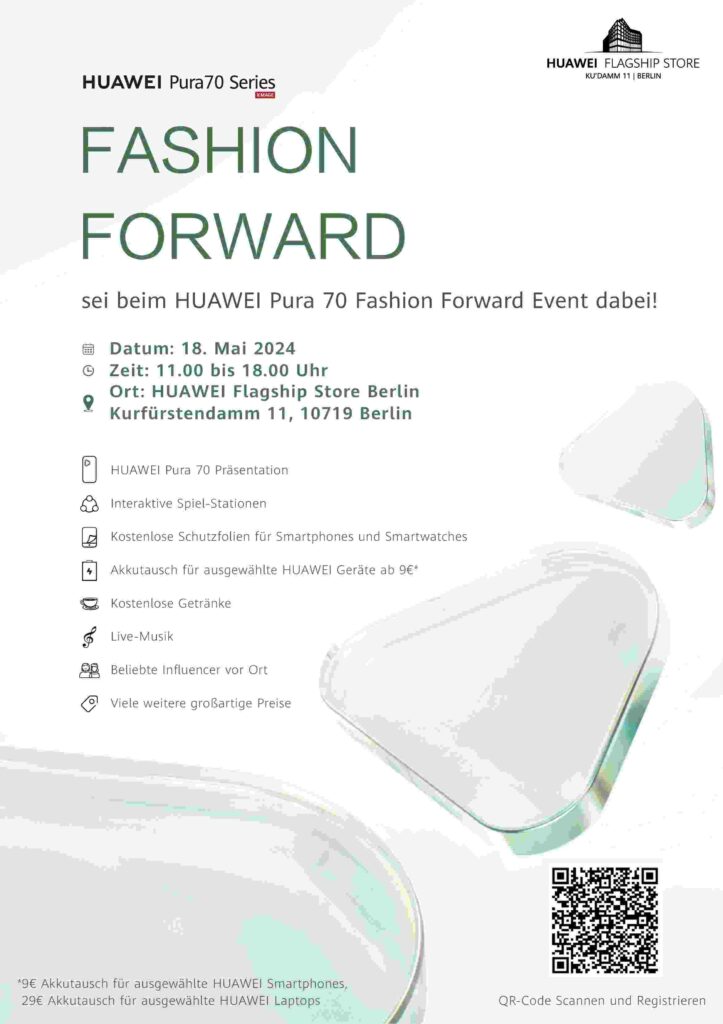 HUAWEI Pura 70 Event im Flagship Store Berlin 1