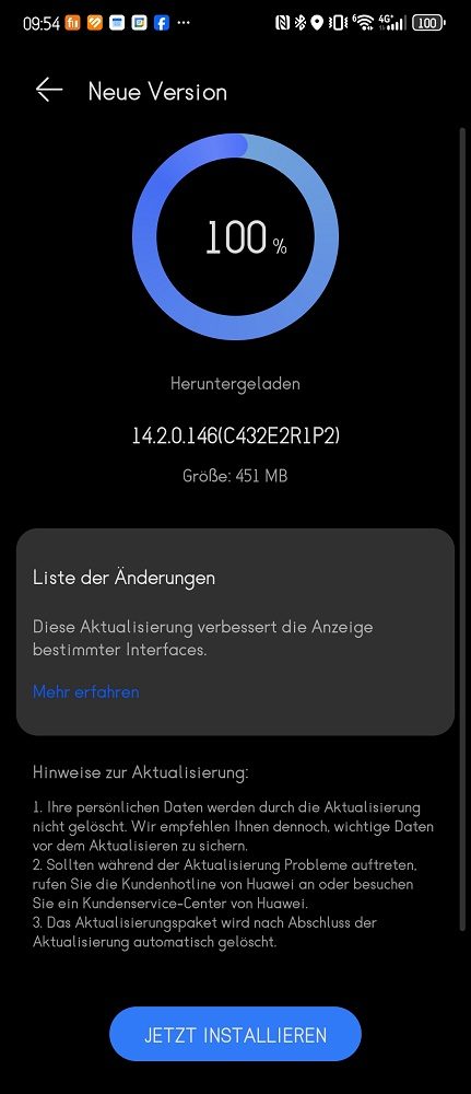 HUAWEI Mate X3 erhält Firmware Update 3 HUAWEI Mate X3 Update Firmware August 2024 Changelog