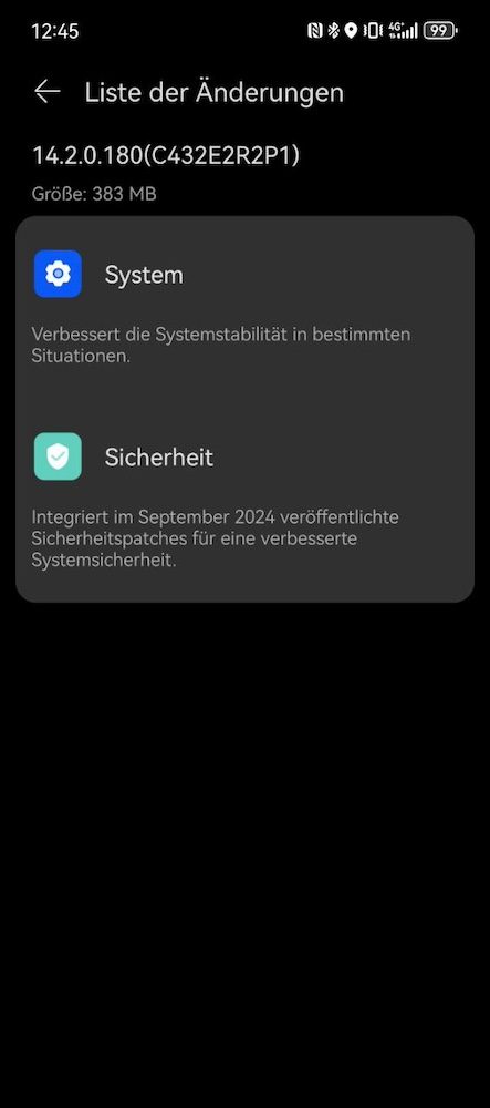 HUAWEI Pura 70 Reihe - Firmware Update - September 24 2 HUAWEI Pura 70 Reihe - Firmware Update - September 24 1