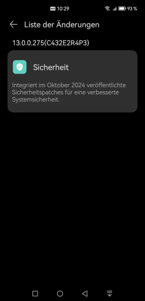 Huawei Mate 40 Pro – Sicherheitspatch Oktober 2024 erreicht eure Geräte 3 Huawei Mate 40 Pro – Sicherheitspatch Oktober 2024 erreicht eure Geräte 2