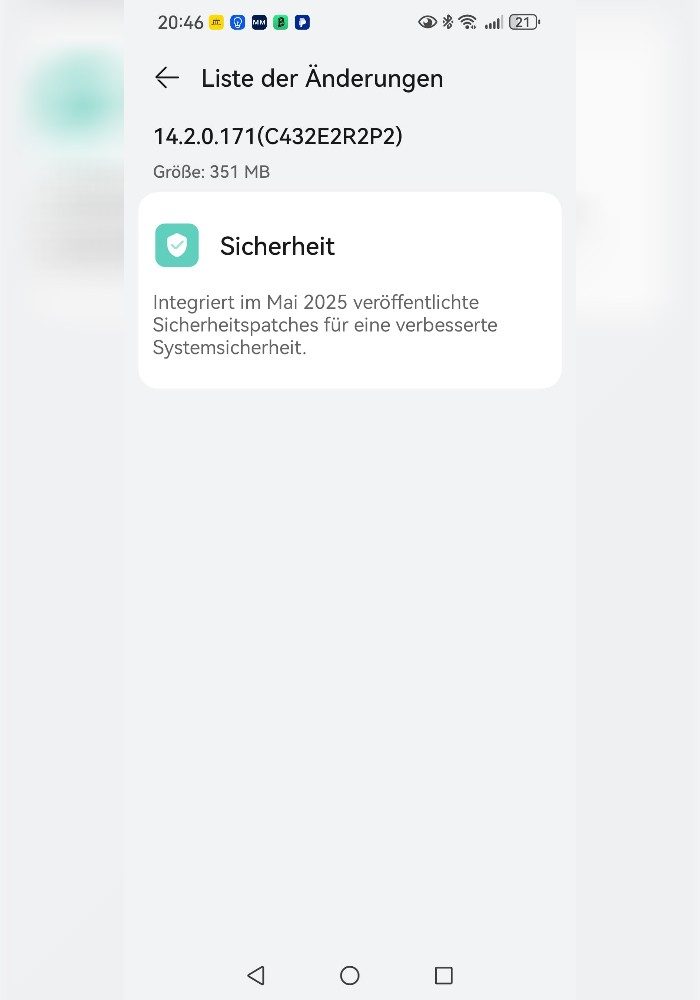 HUAWEI P60 Pro erhält Mai 2025 Sicherheitspatch 2