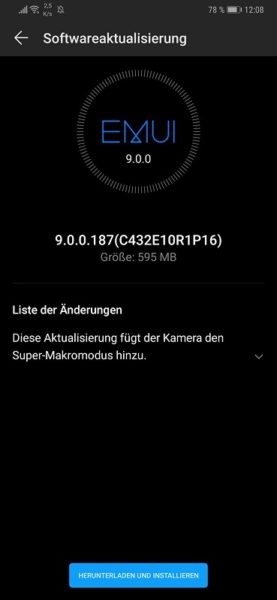 Firmwareupdates für Mate 20 und Mate 20 Pro 4 Firmwareupdates für Mate 20 und Mate 20 Pro 3