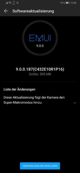 Firmwareupdates für Mate 20 und Mate 20 Pro 3