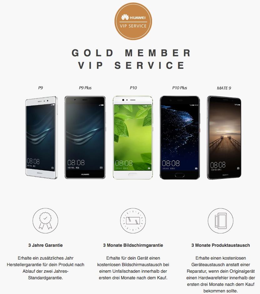 Huawei Gold Member VIP SERVICE