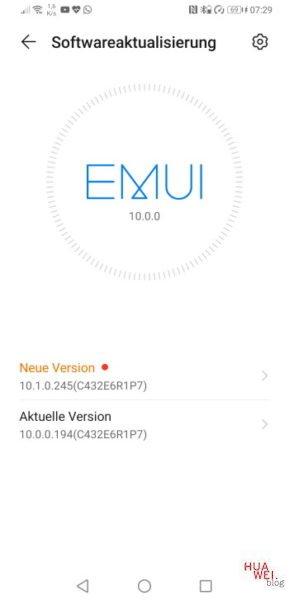 Mate 20 X – EMUI 10.1 Update