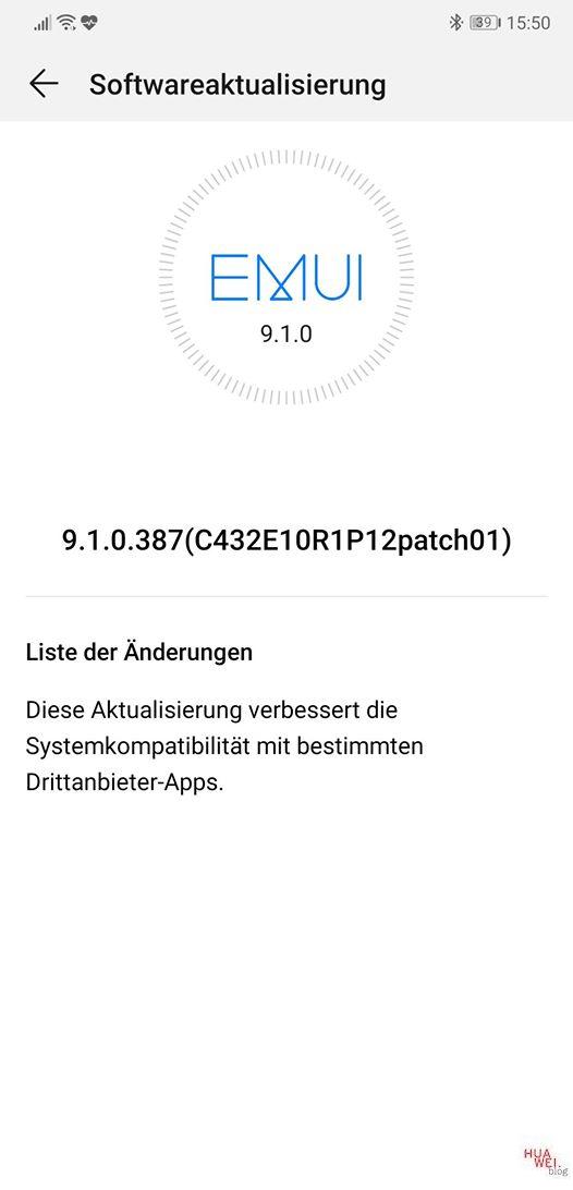 P20 und P30 Lite erhalten kleines System-Patch und Überraschung auch das Mate 9 2 System-Patch