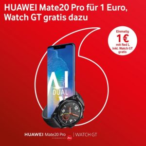 Mate 20 Pro bei Vodafone mit gratis Watch GT 4 Mate 20 Pro bei Vodafone mit gratis Watch GT 2